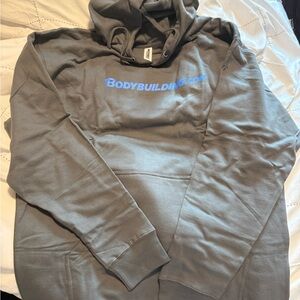 Bodybuilding.com Men's Gray Hoodie